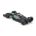 Bburago 1:64 Mercedes-AMG 2025 F1 W16 #63 George Russell #12 Kimi Antonelli car model series children's Christmas boy gift toys. 