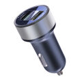 240W With Digital Display 2 Port Car Charger Fast USB Charging Adapter For iPhone Samsung Xiaomi Huawei Quick Charging Chargers. 