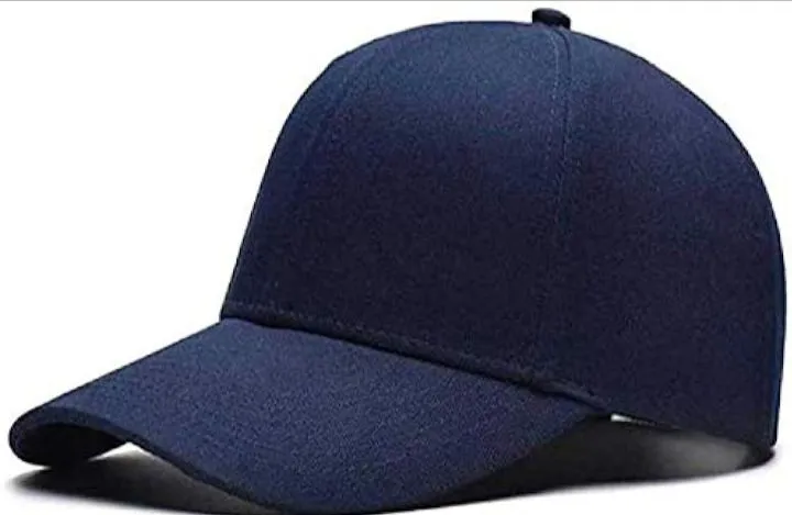 Quality dark blue ajestable full plain ccap