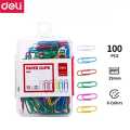29 mm Multi Colored Plastic Paper Clip-100pcs. 