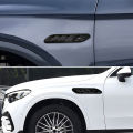 2pcs Car Air Intake for Chest Side Outlet Strip Waterproof Shark for BMW Audi Auto Tuning Supplies Gill-shaped Capo Accessories. 