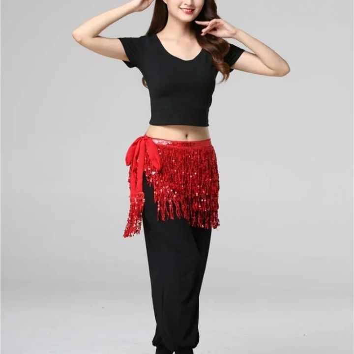 Belly%20Dance%20Waist%20Chain%20New%20Glitter%20Layer%20Tassel%20Waist%20Cover%20Indian%20Dance%20Performance%20Practice%20Strap%20Hip%20Scarf%20Skirt%20Waist%20Scarf%20-%20Image%206