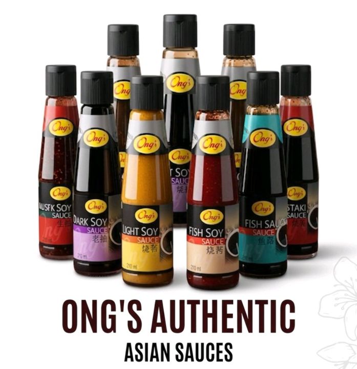Ong’s Premium Sauce Bundle – Perfect for Asian Cooking Dark Soy Sauce ...