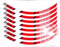 Bike Ring Sticker Pulsar, Yamaha, Suzuki,Discover bike ring sticker 1 set.