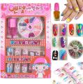 Nail Art Kit for Girls with Nail Polish | Kids Nail Kit Set | Birthday Gift for Little Girls | Artificial Nails Kit for Girls| Manicure Nail Kit with Cute Nail Designs | Nail Art Kit for Kids Pretend Play | Nail Manicure Set Nail Care | Fun Nail Art for. 