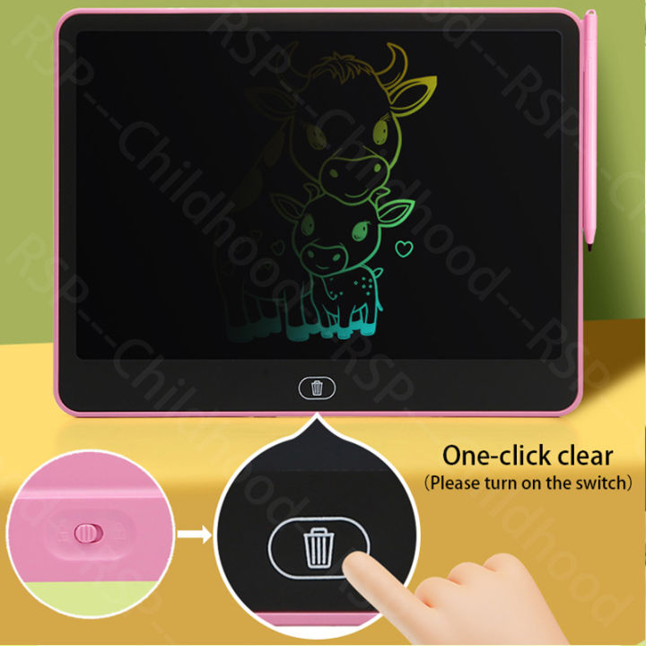 11/13/16%20Inch%20Kids%20Chalkboard%20LCD%20Writing%20Board%20Tablet%20Drawing%20Painting%20Educational%20Toy%20for%20Children%20Aged%203-8%20Years%20Boys%20Girls%20-%20Image%203