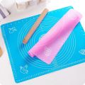 Silicone Roti Mat Extra Thick Non Stick Baking Mat Non Stick Rolling Dough with Measurements-Non Slip,Kneading Mat, Counter Mat,Dough Rolling Mat,Oven Liner,Pie Crust Mat. 