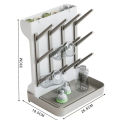 Baby Bottle Drying Rack Multi-layer Large Capacity Drying Stand for Cups Bowls and Accessories Space Saving Countertop Storage O. 