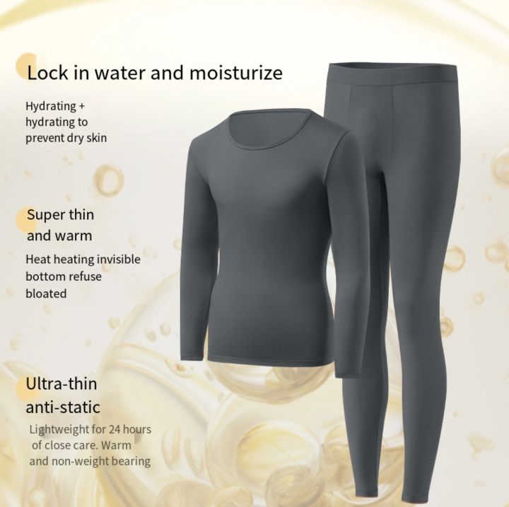 1pcs%20Men's%20Ultrathin%20Thermal%20Underwear%20High%20elasticity%20Plus%20Size%20Constant%20Temperature%20Seamless%20Long%20Sleeve%20Bottoming%20Set%20-%20Image%202