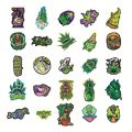 50pcs Leaves Stickers For Water Bottles, Vinyl Waterproof Stickers For Laptop, Skateboard, Computer For Teens Kids Girls Adults. 