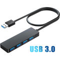 USB Hub,USB Splitter for Laptop,Multiport USB 3.0 Hub Port Expander Fast Data Transfer 4 Port Windows PC Mac Printer Mobile HDD. 