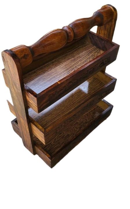 Wooden Crafted Spoon Stand/Holder for Dining Table