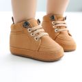 Meckior Baby Boy Sneakers Newborn PU Leather Infant Casual Girl Shoes Soft Sole Anti-slip Toddler First Walkers Crib Shoes. 