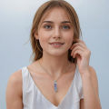 Cylinder Urn Necklace for Ashes for Women Men Cremation Jewelry Keepsake Memorial Human Pet Ashes Pendant. 