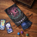 1pc/6pcs Velvet Tarot Oracle Cards Storage Bag Tarot Pouch Rune Dice Crystal Jewelry Bag Multiple Use Pouch Witch Divination. 