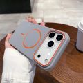 Luxury Magnetic Matte Soft Phone Case For iPhone 17 Pro Max Air 16E 15 14 13 12 11 17 Shockproof MagSafe Wireless Charging Cover.