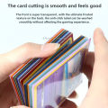 Standard Size Card Sleeves Premium Perfect Exact Fit Inner Card Sleeves with Pokemon Cards for TCG MTG Sports Cards.
