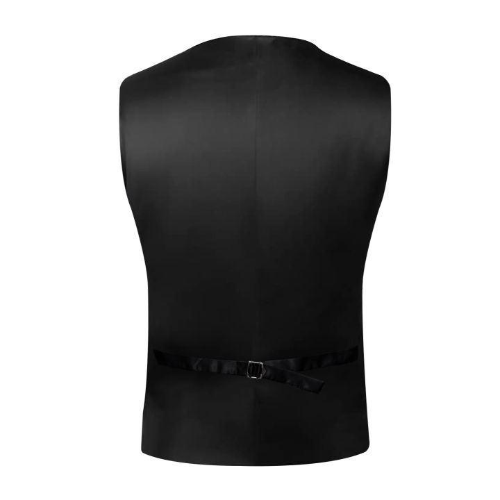 Men's%20Black%20Solid%20Paisley%20Suit%20Vest%20with%20Necktie%20Bow%20Tie%20Handkerchief%20Cufflinks%20Formal%20Waistcoat%20for%20Wedding%20Prom%20Tuxedo%20-%20Image%204