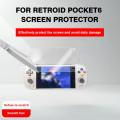 Premium HD Glass Film For Retroid Pocket 6 5.0" Anti Scratch Shatterproof Screen Protector Transparent Guard Pocket 6 Consoles.