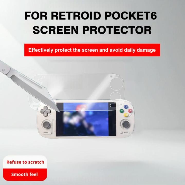 Premium%20HD%20Glass%20Film%20For%20Retroid%20Pocket%206%205.0"%20Anti%20Scratch%20Shatterproof%20Screen%20Protector%20Transparent%20Guard%20Pocket%206%20Consoles%20-%20Image%202