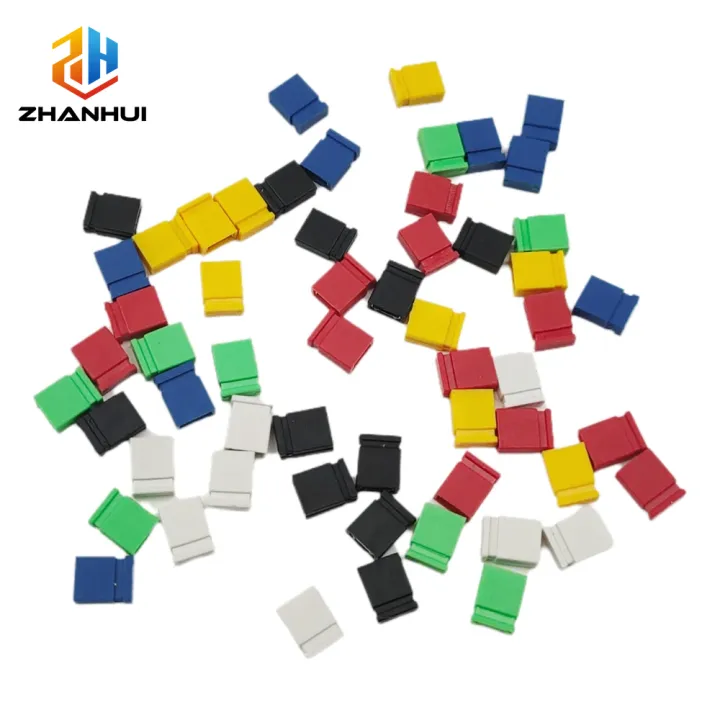 60PCS/Lot%202.54mm%20Closed%20Short%20Circuit%20Cap%20-%20Jumper%20Cap%20Pin%20Block%20Connector%20for%20Standard%202.54mm%20Headers%20-%20Image%206