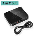 1 in 4 out 4K 2K HDMI-compatible Splitter 4x1 HDTV Switch HDMI-compatible Adapter HD Video Switcher for PS4 Xbox DVD PC Laptop. 
