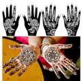 7 Pcs Henna Sticker Mehndi Eid 2026 Bridal Tatto Design Waterproof Stencils Reusable design send rendom delivery. 