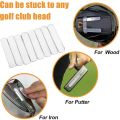 10 Pieces Golf Weighted Lead Tape Adhesive Lead Tape Strips Add Weight for Golf Club Tennis Racket Adjust Weight.