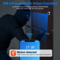 Hollarm Tuya WiFi Door Peephole Camera Smart Radar Digital Door Camera Smart Life Motion Detect Video Intercom For Home Security.