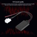 3‑Pin AUX Bluetooth Wireless Audio Cable Adapter Stereo Music Fit for GL1800 Goldwing AUX Stereo Connector Audio Cable Adapter. 