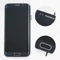 5.1'' super AMOLED LCD For SAMSUNG Galaxy S6 EDGE Display Digitizer Touch Screen For S6 Edge G925F G925 LCD With Burn Shadow. 