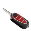 YIQIXIN 3 Button Remote Car Key Shell For Alfa Romeo Giulietta Mito 159 GTA GTO Brera 4C Red  SIP22 Uncut Blade. 