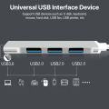 4 in 1 Docking Station For Xiaomi Lenovo Macbook Pro Adapter HUB USB Type C3.0 Adapter Docking Station USB C With OTG Capability. 