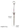 Final Fantasy Remake Cloud Strife Buster Sword Keychain Zack Fair Weapon Sword of Armor Break Key Ring For Fans Jewelry. 