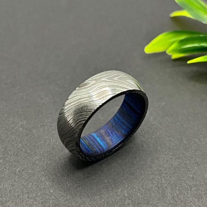 Man%20Wedding%20Band%20%7C%20Damascus%20Ring%20%7C%20Rings%20for%20women%20%7C%20Rings%20for%20men%20%7C%20Damascus%20ring%20men%20Engagement%20Anniversary%20Proposal%20Gift%20for%20Husband%20-%20Image%202