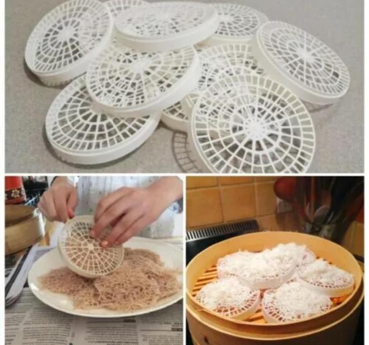 Wooden and plastic String Hoppers Trays