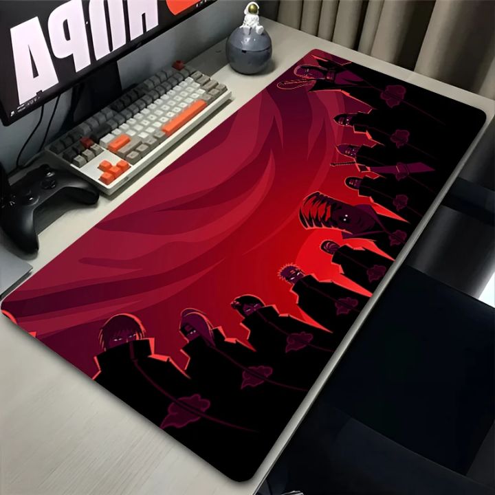 Japan Anime Mouse Pad XXL Gaming Desk Mat PC Red Clouds N-narutoS ...