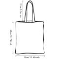 Dachshund  Unisex Handbags Custom Canvas Tote Bag Print Daily Use Reusable Travel Casual Shopping Bag. 