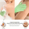 1-10pcs Colourful Exfoliating Gloves, Bath Gloves For Shower, Double Sided Exfoliating Gloves, For Spa, Massage And Body Scrubs. 