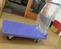 Foldable Platform Trolley 400kg, Plastic Cart Trolley for commercial, residential and industrial use 4 inch heavy duty wheel. 