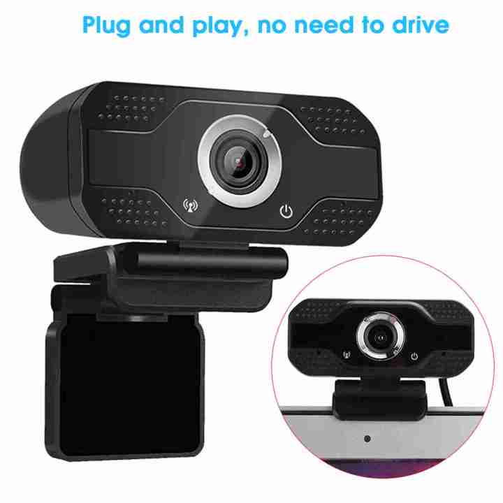 1080P Desktop Computer Camera USB Online Class Webcam with Microphone ...