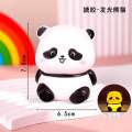 Panda LED Night Light Living Room Cute Panda Plastic Lamp Bedside Decor Creative Kids Night Light Birthday Gift Cake Decor.
