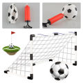 Mini Football Goal with Pump & Ball Football Goal Sports Toy Indoor Outdoor Kids Soccer Goal Football Sport Accessories.