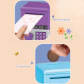 [FE] Automatic Mini Safe Coins  Saving Money Box Password Counter Code Key Lock Coin Bank ATM Child. 