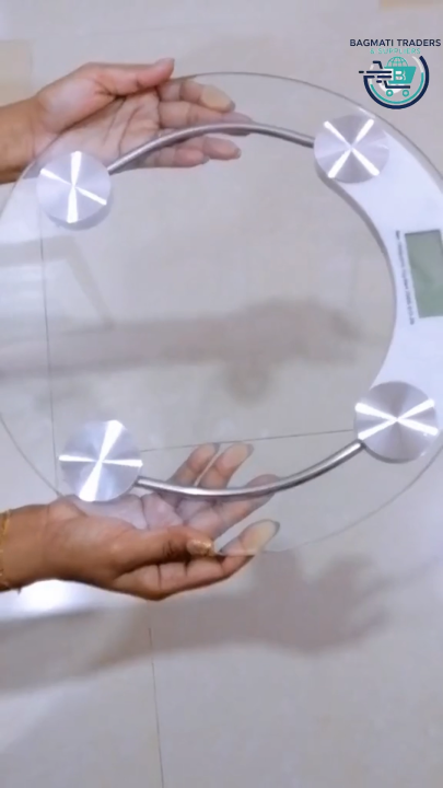 Digital Body Weight Scale Machine  High Precision Weighing Scale for Home & Gym  Auto On/Off LCD Display Weight Machine