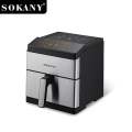 Sokany Digital Air Fryer 9.5 Litre Large Capacity With Grill Skewers Up And Down Uniform Heating Technology. 