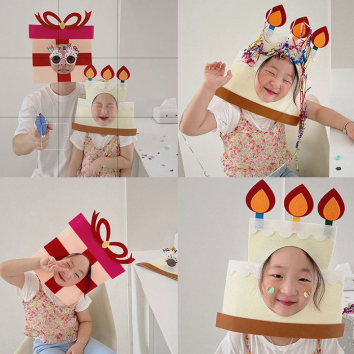 Birthday Party Supplies Funny Hat Ins Felt Birthday Hats Creative Party ...