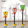 Outdoor Indoor Mini Basketball Hoop for Toddler Adjustable Basketball Goal with one Ball for Kid Birthday  for Age 1 and Up. 