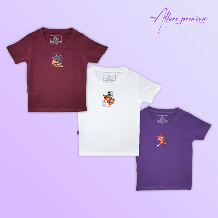 Allurepremium T-shirt HS Pack Of Three MHWAPY Combo 137