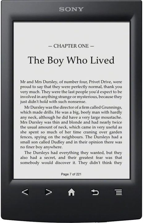 Sony PRS-T2 6" Touchscreen Digital eBook Reader w/E-Ink Technology, Built-in Wi-Fi & microSD Card Slot